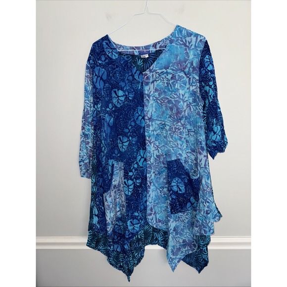 Mexicali Blues Dresses & Skirts - MEXICALI BLUES SHARKBITE KNEE LENGTH TUNIC/DRESS LONG SLEEVE 100% Cotton Sz XL